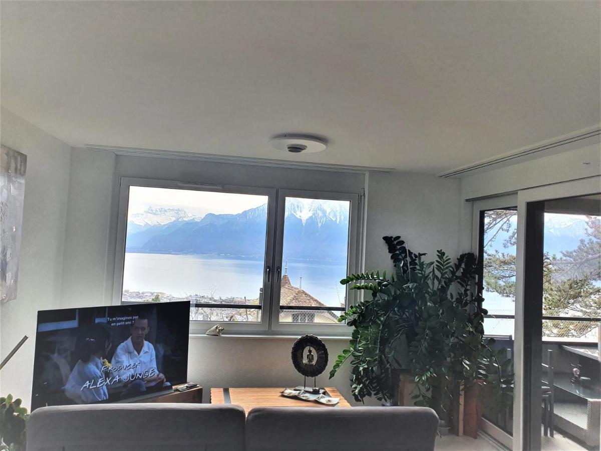 샤도네 Wonderful View Of Lake Geneva 아파트 외부 사진